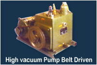 High Vaccum Pump Belt Driven